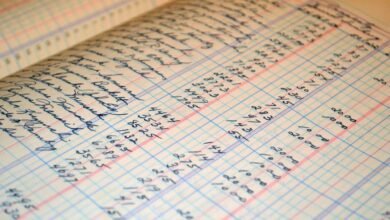 financial records in bookkeeping